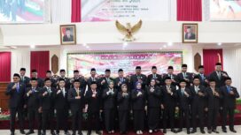Foto: Anggota DPRD Paser periode 2024-2029 resmi diambil sumpah dan jabatan, melalui rapat paripurna DPRD, (DOK. Istimewa)