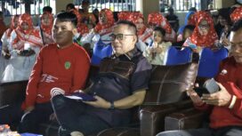 Foto: Pj Bupati PPU Makmur Marbun saat menghadiri acara malam ramah tamah dalam rangka memperingati Hari Ulang Tahun (HUT) RI ke-79 di Kecamatan Waru, Rabu malam (28/8/2024). (DOK. istimewa)