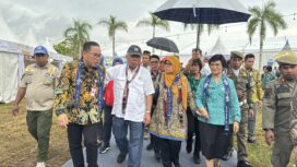 Foto: Menteri Pekerjaan Umum dan Perumahan Rakyat (PUPR), Basuki Hadimuljono, secara resmi membuka EXPO IKN Serambi Nusantara 2024. (DOK. CahayaBorneo.com)