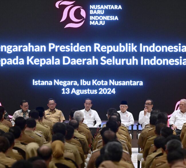 Presiden Jokowi Ajak Kepala Daerah Tiru Konsep Pembangunan IKN untuk Masa Depan