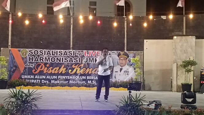 
					Foto: Ketua Panitia sekaligus perwakilan UMKM PPU, Makmur. (DOK. CahayaBorneo.com)