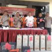 Foto: Kepolisian Resor (Polres) Penajam Paser Utara (PPU) berhasil mengungkap kasus pencurian baterai menara Base Transceiver Station (BTS). (DOK. CahayaBorneo.com)