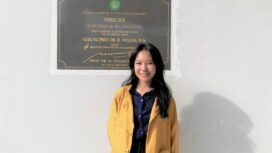 Foto: Divania Daniella, . Salah seorang penerima beasiswa jenjang perguruan tinggi. (DOK. Istimewa)