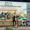 Foto: Penjabat (Pj) Bupati Penajam Paser Utara (PPU), Makmur Marbun menghadiri acara malam penutupan Festival Harmoni Budaya Nusantara tahun 2024, dengan tema