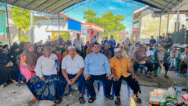 Foto: Mudyat Noor dan Abdul Waris Muin, bakal calon bupati dan wakil bupati Penajam Paser Utara (PPU), terus melakukan sosialisasi dan silaturahmi. (DOK. Istimewa)
