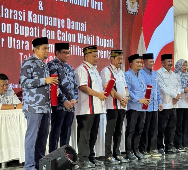 Empat Pasangan Calon Bupati PPU Resmi Mendapatkan Nomor Urut Pilkada 2024