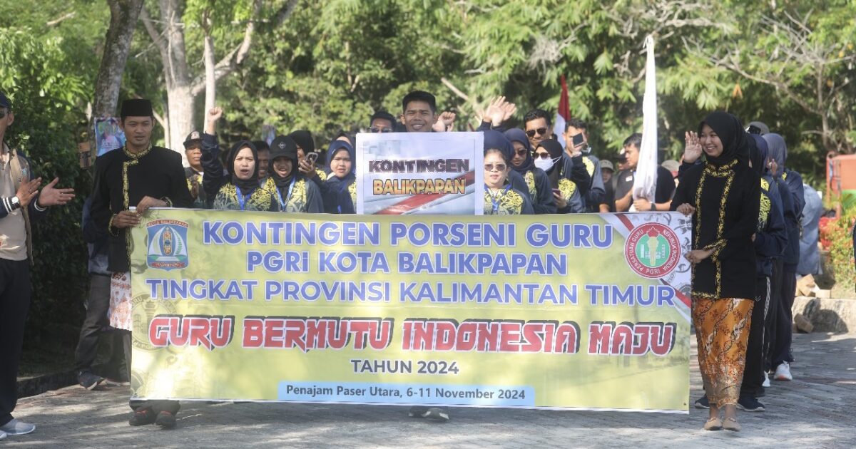 Porseni PGRI Tingkat Provinsi Kaltim 2024 di PPU Resmi Dimulai, Ratusan Guru Siap Bertanding