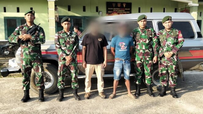 
					Foto: Satgas Pamtas RI-Malaysia Berhasil Gagalkan Penyelundupan Toyota Land Cruiser VX 4WD. (DOK. ISTIMEWA)