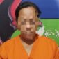 Tersangka JH beserta barang bukti yang didapat. (Dok : Istimewa)