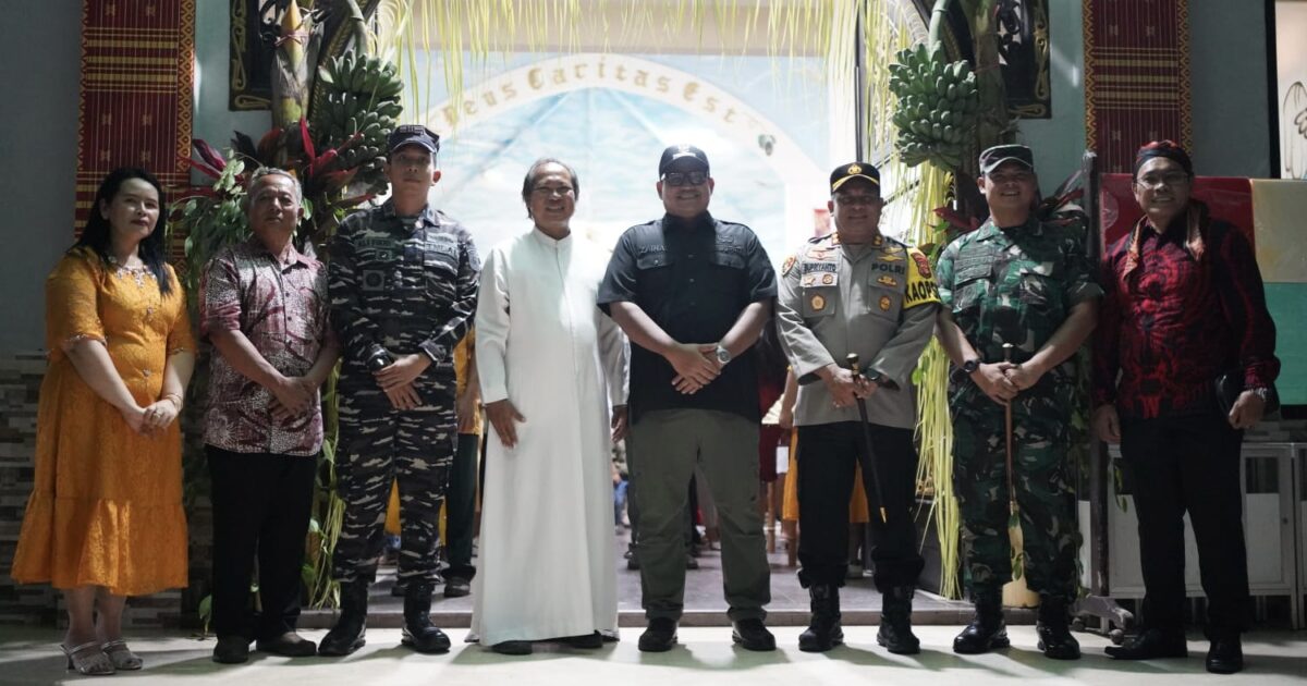 Pj Bupati dan Forkopimda PPU Pastikan Perayaan Natal Aman dengan Pemantauan Langsung ke Gereja-Gereja