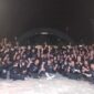 Band Cakra Adanu pada saat konser di Alun alun Penajam (Dok : CahayaBorneo/AJI)
