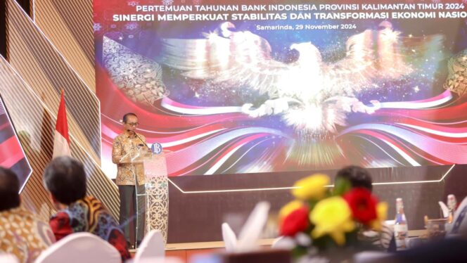 
					Pertemuan Tahunan Bank Indonesia (PTBI) yang digelar serentak di seluruh Kantor Perwakilan Bank Indonesia (KPw BI), pada Jumat (29/11). (Dok: ISTIMEWA)