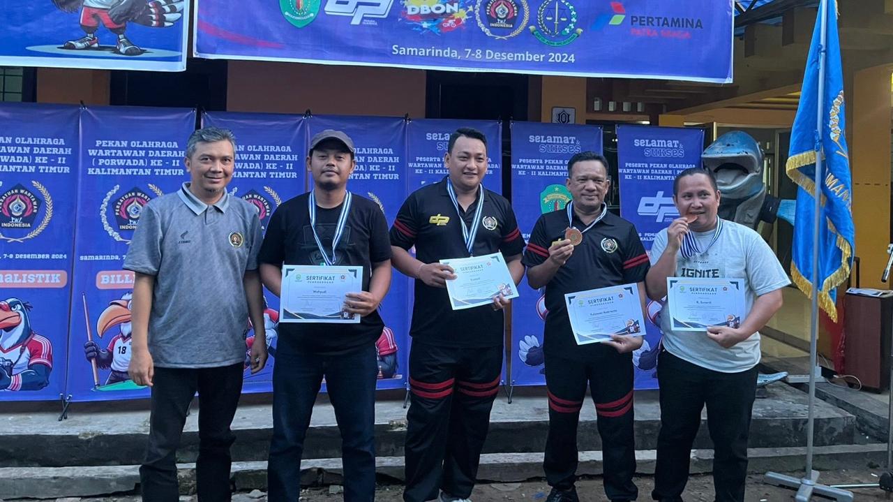 Porwada Kaltim 2024, Berau unggul sebagai juara umum pada cabang olahraga e-sport, termasuk E-football, Mobile Legends: Bang Bang (MLBB), dan PUBG Mobile. (Dok. ISTIMEWA)