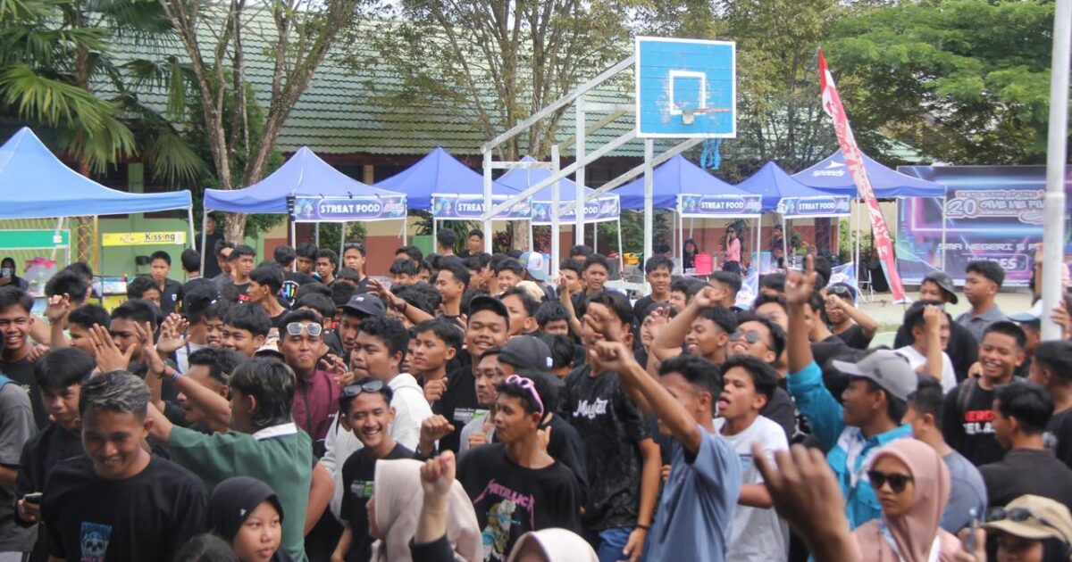 Dj Pehol Meriahkan HUT ke-20 SMAN 5 PPU