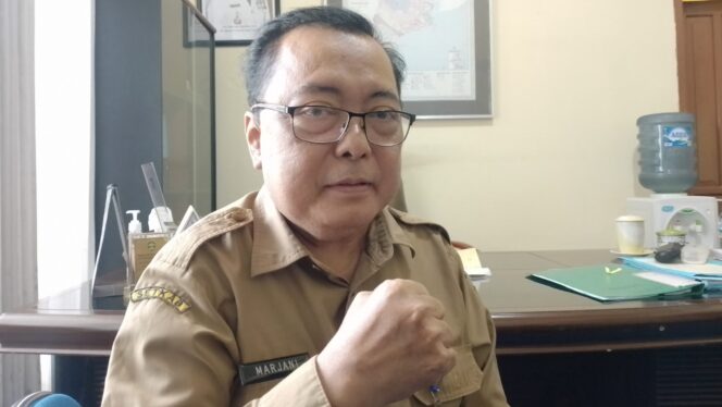 
					Kepala Disnakertrans PPU, Marjai pada saat ditemui di kantornya (Dok : CahayaBorneo/AJI)