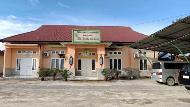 
					Kantor Desa Sebakung Jaya. (Dok : CahayaBorneo/AJI)