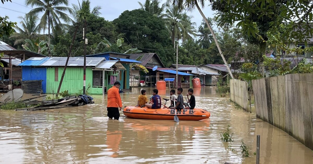 Banjir Rendam Sepaku, Ratusan Jiwa Terdampak