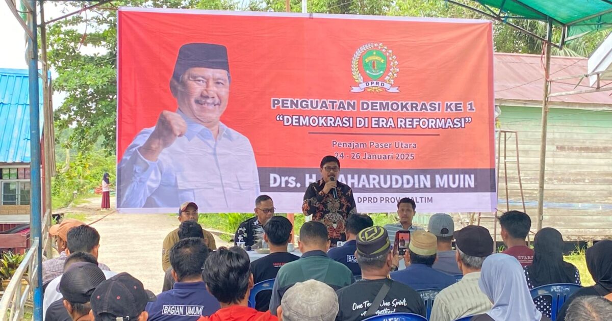 Baharuddin Muin Gelar Penguatan Demokrasi di Penajam Paser Utara: Menyongsong Era Reformasi