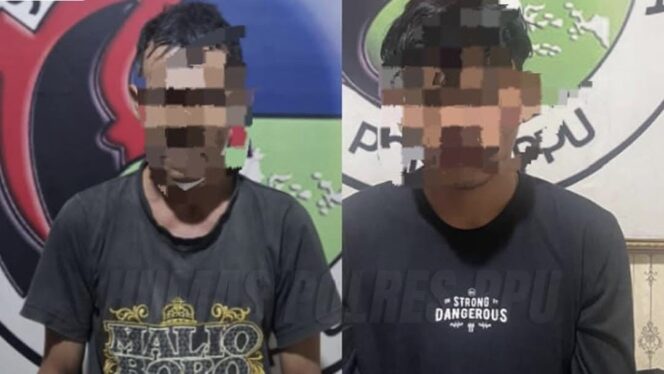 
					Pelaku  pengedar sabu MI dan JM yang telah di amankan pihak Polres PPU. (Dok : Istimewa)