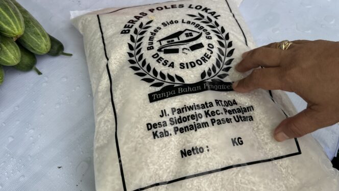 
					Foto: Produk Pulen Beras Lokal Bumdes Sido Langgeng. (DOK.  Cahayaborneo)