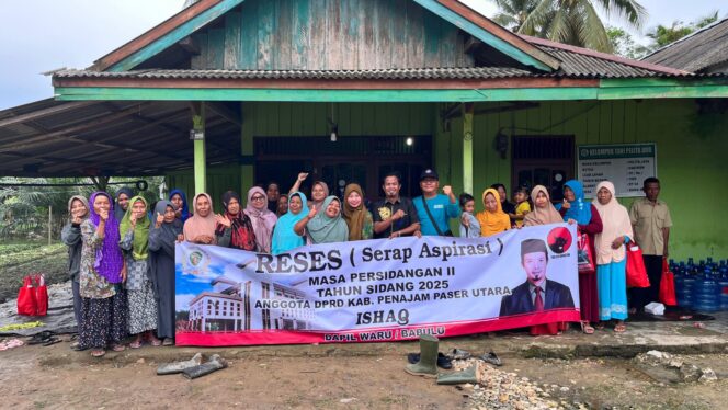 
					Foto : Kegiatan Reses yang di laksanakan oleh anggota DPRD PPU, Ishak Rahman di Desa Rawa Mulya (Dok : Istimewa)
