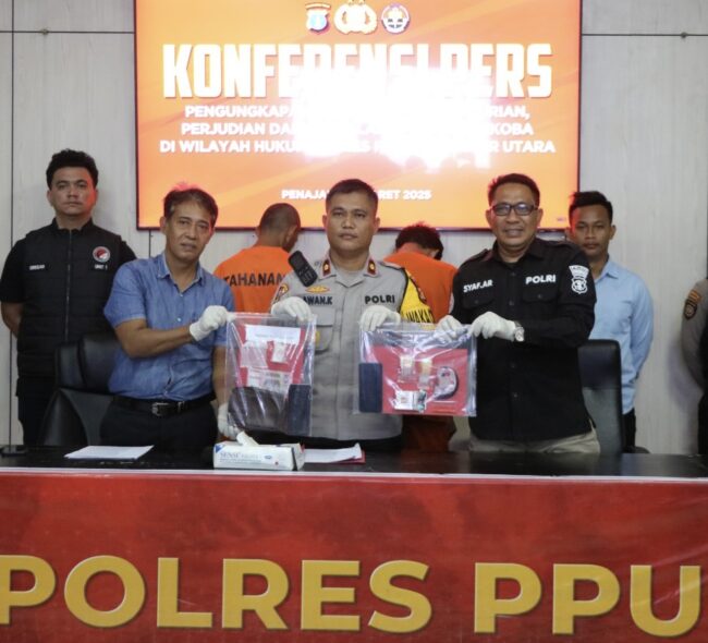 Dua Pengedar Sabu Dibekuk di PPU, Salah Satunya Merupakan Residivis