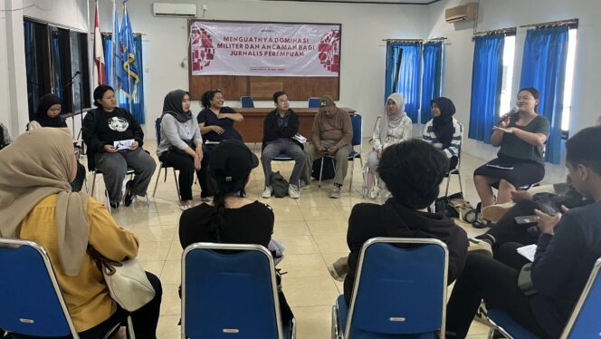 
					Foto: Komite Basis Jurnalis Perempuan Mahardhika Samarinda Ajak Wartawan Berserikat . (DOK. FJPI Kaltim)
