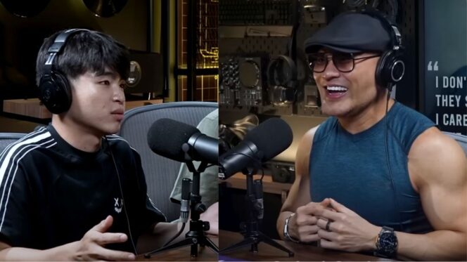 
					Tangkapan layar cuplikan podcast Steven Wongso di Close the Door pada 8 April 2025, sumber: https://www.youtube.com/@corbuzier