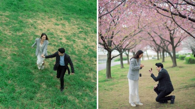 
					Momen lamaran Luna Maya dan Maxime Bouttier, sumber: instagram/lunamaya