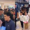 Foto: Tangkapan layar video Jokowi bersama keluarga di Sun Plaza Medan (Dok.instagram/jokowi)