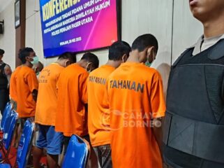 foto : pelaku (Dok : CahayaBorneo/AJI)