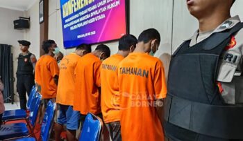 foto : pelaku (Dok : CahayaBorneo/AJI)