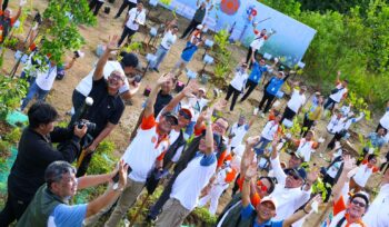 Foto: penanaman 800 bibit pohon di Kawasan Inti Pusat Pemerintahan (KIPP) IKN (Dok. OIKN)