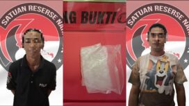 Foto: Dua pelaku berikut barang bukti (Dok. Polres PPU)