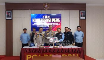foto : Konferensi pers Polres PPU (Dok : CahayaBorneo/AJI)