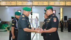 Foto: Sertijab dan Tradisi Penerimaan-Pelepasan Warga (Dok. Pendam VI/Mlw)