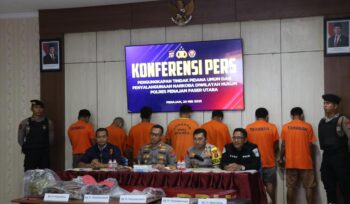 Foto: Konferensi pers Polres PPU (Dok. PolresPPU)