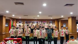 foto : Pelantikan Kwarcab dan Mabicab periode 2024-2029/ Ketua Kwarcab PPU (Dok : CahayaBorneo/AJI)
