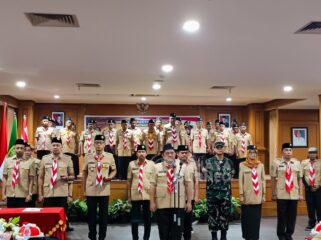 foto : Pelantikan Kwarcab dan Mabicab periode 2024-2029/ Ketua Kwarcab PPU (Dok : CahayaBorneo/AJI)