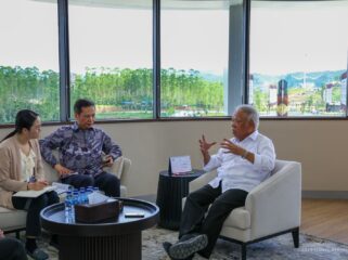 Foto : Basuki Hadimuljono, menerima kunjungan dari delegasi Taipei Economic and Trade Office (Dok.OIKN)