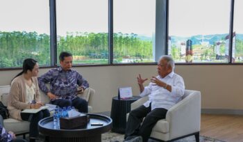 Foto : Basuki Hadimuljono, menerima kunjungan dari delegasi Taipei Economic and Trade Office (Dok.OIKN)