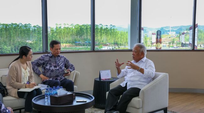 Foto : Basuki Hadimuljono, menerima kunjungan dari delegasi Taipei Economic and Trade Office (Dok.OIKN)