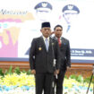 foto: Tangkapan layar Seno Aji saat memimpin upacara Harkitnas 117 (Dok. instagram/pemprov_kaltim)