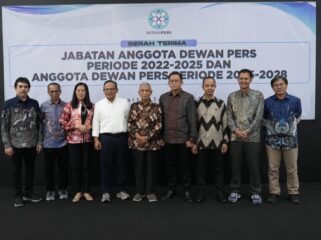 Foto : Formasi baru dewan pers periode 2025-2028 (Dok. Dewan Pers)