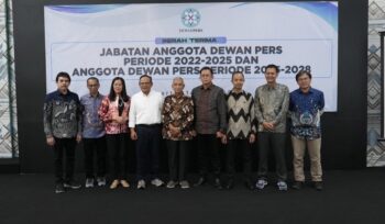Foto : Formasi baru dewan pers periode 2025-2028 (Dok. Dewan Pers)