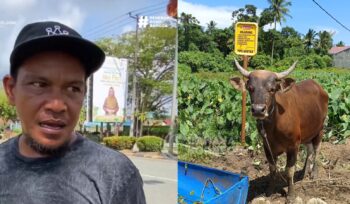Sudirman (40) pedagang hewan kurban asal Kelurahan Nenang. (DOK. CB Media)