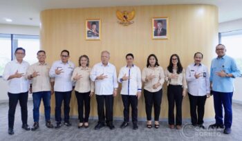 Wakil Ketua I DPRD PPU Syahrudin M Noor dan Deparekraf Temui Kepala OIKN Bahas Festival Internasional NICFF 2025. (DOK. CB Media)