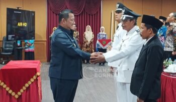 Foto: Kegiatan sumpah jabatan dan pelantikan di Kantor Bupati PPU (Dok: CahayaBorneo/AJI)