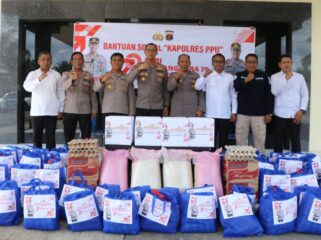 Foto: Kegiatan anjangsana dan bakti sosial Polres PPU (Dok. Polres PPU)