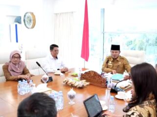 Foto: Audiensi bersama Gubernur Kalimantan Timur, H. Rudy Mas’ud (Dok. Humas Pemprov Kaltim)